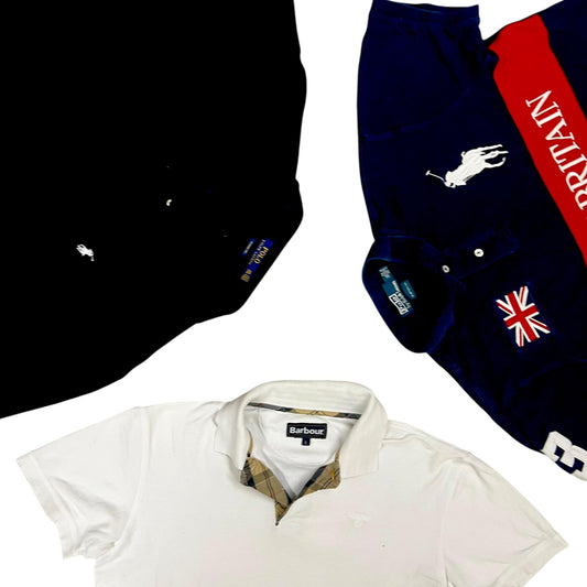 BRANDED POLO & T-SHIRTS X 15