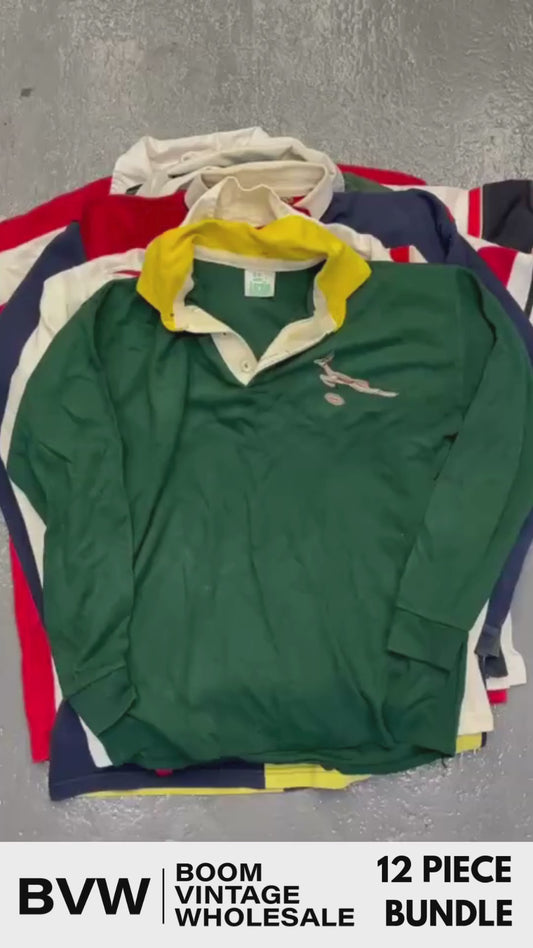 12 PIECE BUNDLE - RUGBY SHIRTS